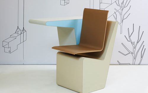 PROOFF #006 SideSeat Desk, Chair and Storage in One | Mobiliario .