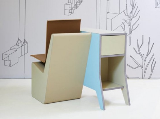 006 SideSeat: A Desk, A Chair And A Storage Space In One - DigsDi