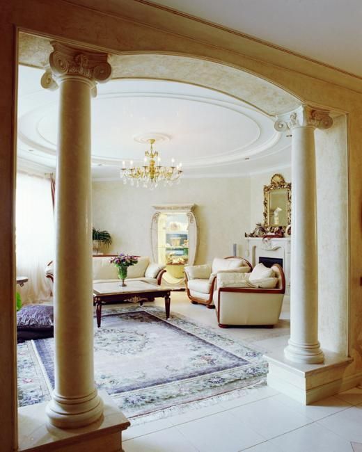 35 Modern Interior Design Ideas Incorporating Columns into .