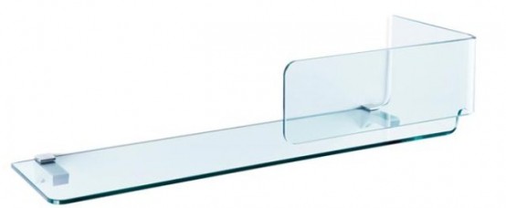 3D Foulard Shelves Of Transparent Glass - DigsDi
