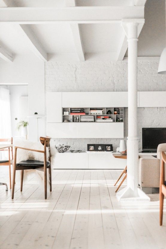 All-White Mid-Century Modern Home With A Scandi Feel | Home .