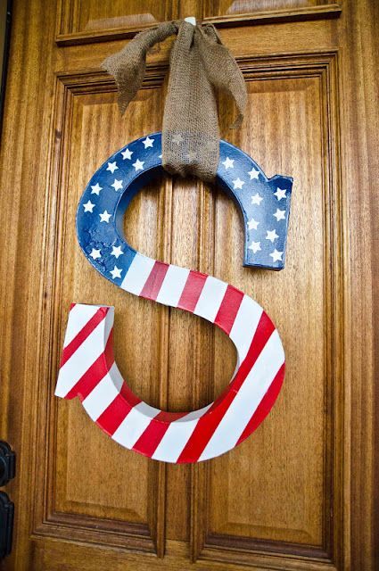 60 Amazing 4th July Wreaths For Your Front Door | DigsDigs | 4th .