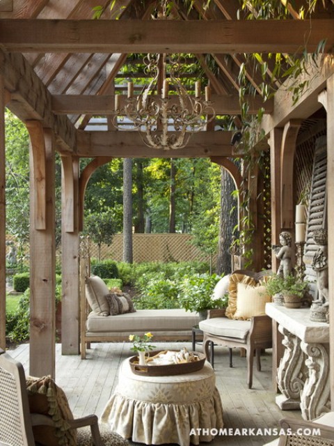 Amazing Old European Style Garden And Terrace Design - DigsDi