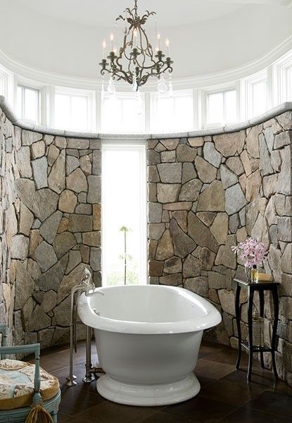 35 Amazing Raw Stone Bathroom Design Ideas | Дизайн ванной, Дом .