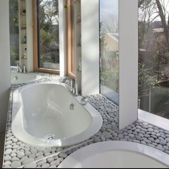 35 Amazing Raw Stone Bathroom Design Ideas | Stone bathroom .