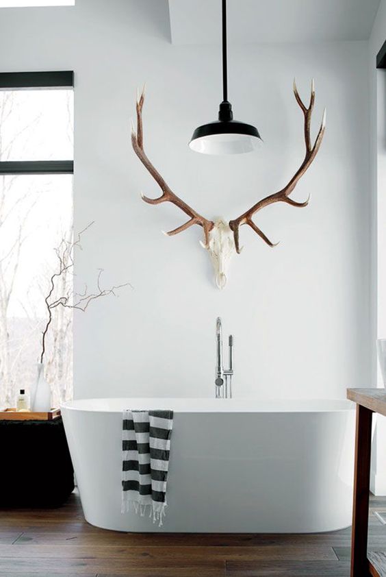 28 Cool Ways To Use Antlers In Home Décor - Shelterne