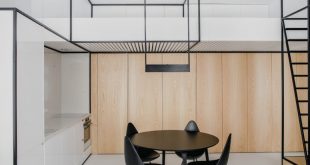 Modern Apartment Tied Up With Black Framing - DigsDi