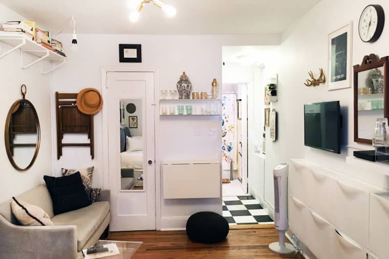 A Teeny 225-Square-Foot Studio Has All the Small Space-Saving .