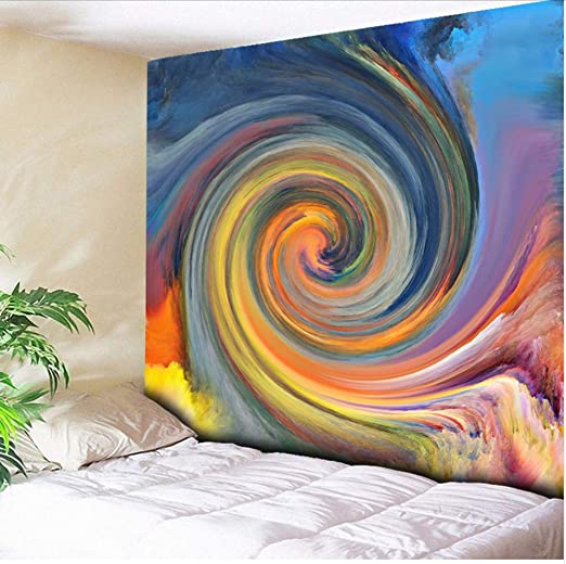 Amazon.com: smydp Cyclone Watercolor Wall Decor Hanging Tapestry .
