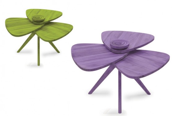 Art Of The Detail: Modern Petal Table With Unique Design - DigsDi