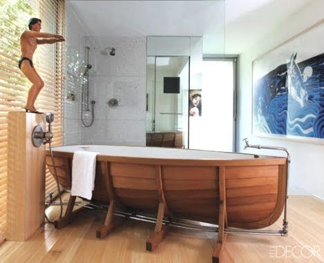 Bathtub Ideas -Boat Bathtubs, Tubs with Stencils, Painted and more .
