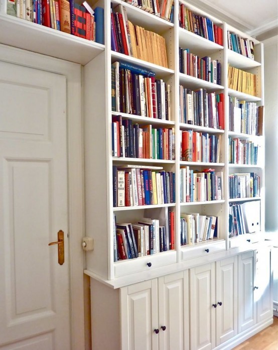 45 Awesome IKEA Billy Bookcases Ideas For Your Home - DigsDi