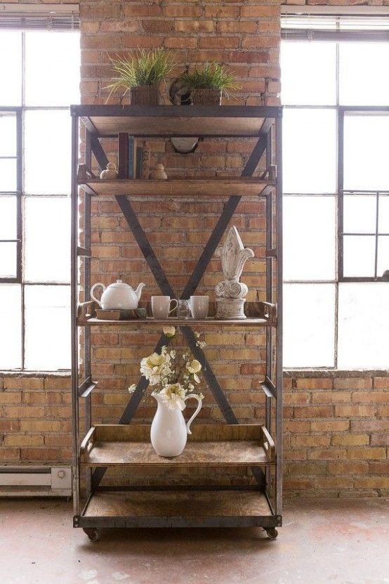 30 Awesome Industrial Shelves And Racks For Any Space (With images .