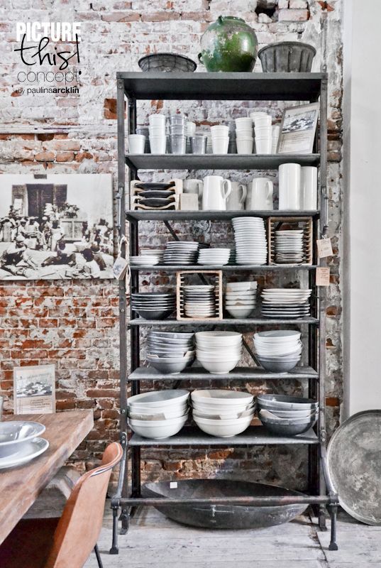 30 Awesome Industrial Shelves And Racks For Any Space | Cocina .
