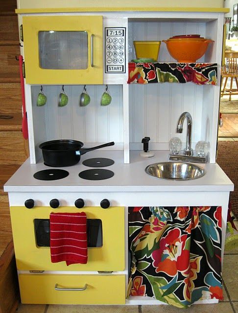 Nap Time Crafters: Toddler Dream Kitchen! | Diy play kitchen, Diy .
