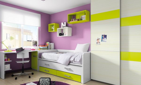Vivid & Functional Kids' Rooms by Kibuc | Cool rooms, Girl room, Ro