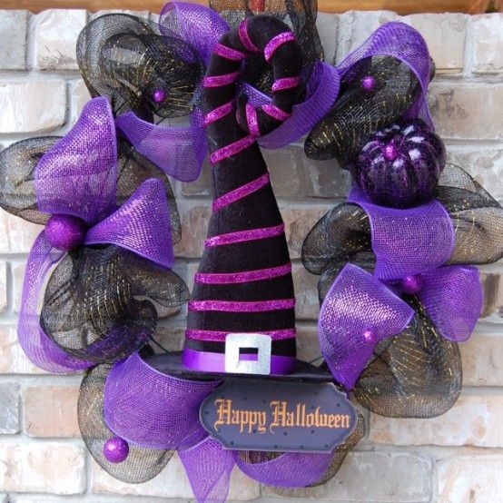 Awesome Purple Halloween Decor Ideas (With images) | Purple .