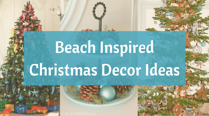 Beach Christmas Decorations & Ideas Inspired by Sea, Sand & Shells .