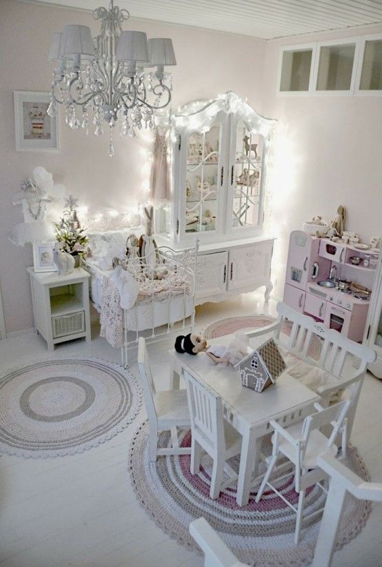 40 Beautiful And Cute Shabby Chic Kids Room Designs - DigsDigs .