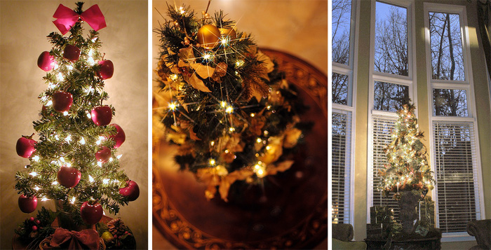 41 Beautiful Tabletop Christmas Trees - DigsDi