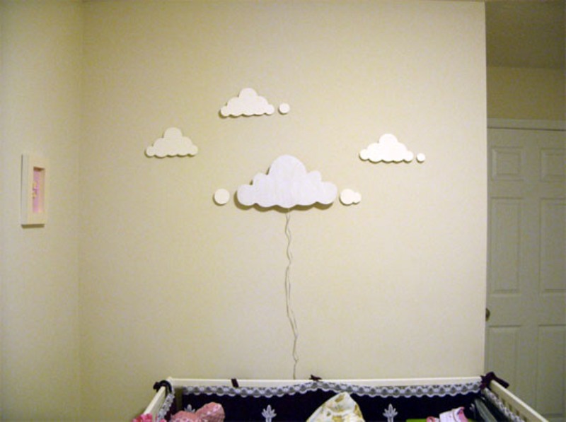 DIY Cloud Wall Night Light For A Nursery Room | Kidsoman