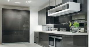 Gray white kitchen design longline salvarani x (With images .