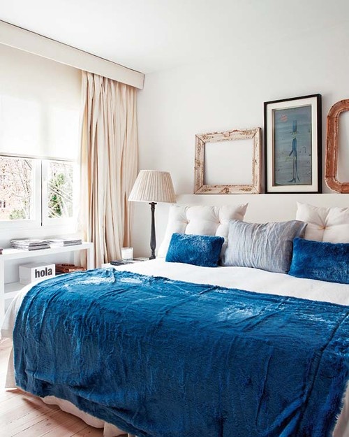 Blue And Turquoise Accents In Bedroom Designs – 39 Stylish Ideas .