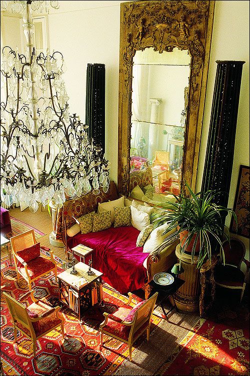 Loulou de la Falaise's flat | Interior design, Home decor .