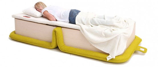 Bold Flop Armchair That Folds Out Into A Bed - DigsDi