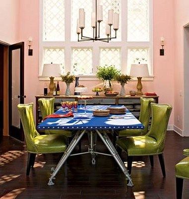 30 Bright And Colorful Dining Room Design Ideas in 2020 | Modern .