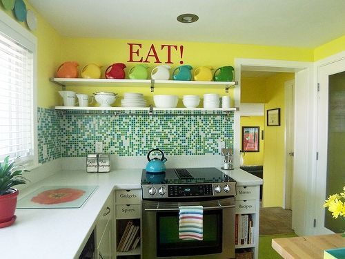 Count Them: Bright And Colorful Kitchen Design Ideas | Kitchen .