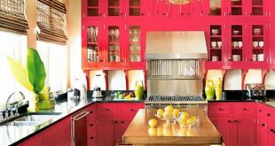 57 Bright And Colorful Kitchen Design Ideas - DigsDi
