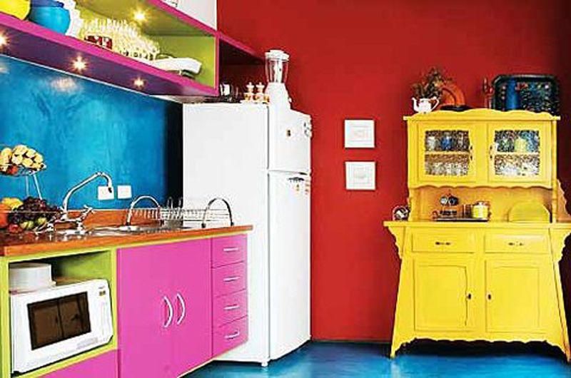 Awesome Colorful Kitchen Design Ideas | Kitchen design styles .