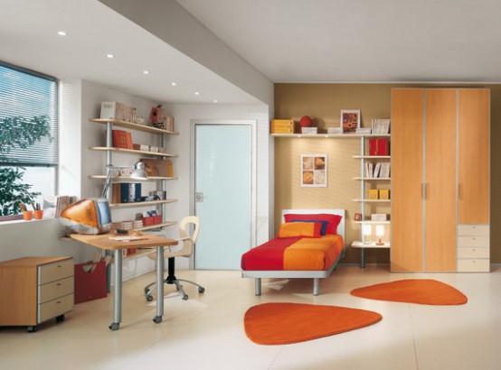 Architecture Homes: Bright Kids Room Ideas from Sangiorgio Mobi