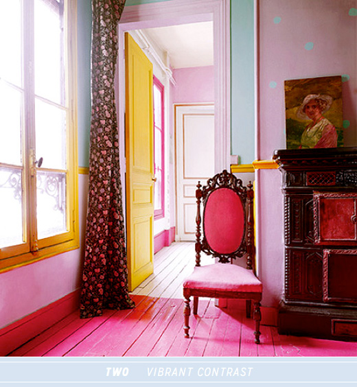 Three Ways To Work Colourful Interior Doors - Bright Bazaar by .