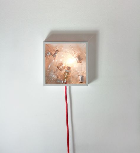 Bulbbox: A Lamp Made with a Box of Bulbs | Make a lamp, Bulb, Desi