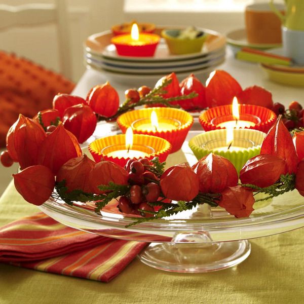 28 Candles Inspirations For Your Thanksgiving | Осенние украшения .