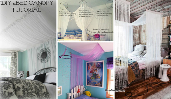20 Magical DIY Bed Canopy Ideas Will Make You Sleep Romantic .