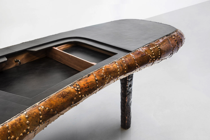 Maarten Baas Exhibits Shell Inspired Furniture Pieces in New York .