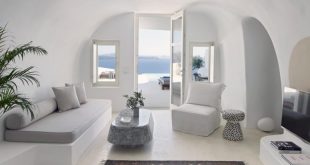 Cave-Like Villa in Greece With Sculptured Living Spaces - DigsDi