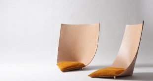 Babu And Clop Chairs Of Natural Leather And With Unusual Shapes .