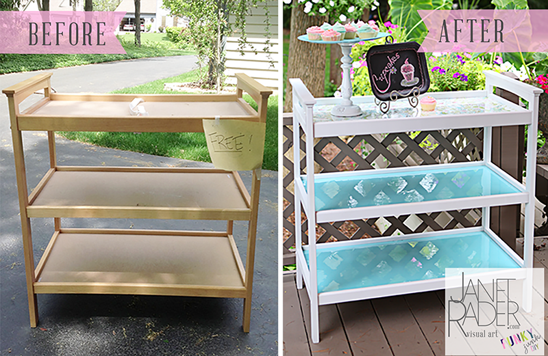 Repurposed changing table. #DIY | Diy furniture projects, Changing .