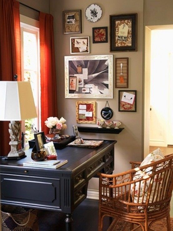 Design Styles, Decorating Ideas | 45 Charming Vintage Home Offices .