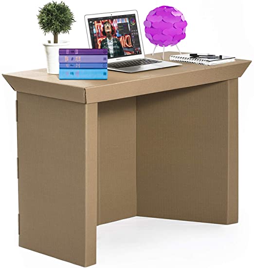 Amazon.com: Cardboard Computer Desk for Home Office –39” Writing .