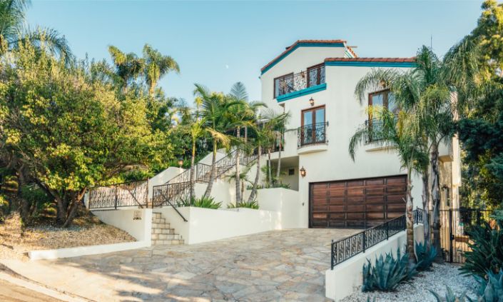 Elle King's romantic Mediterranean home for sale in Hollywood Hil