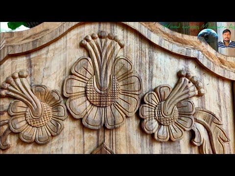 Wood carving work main door design simple design beautiful hand .