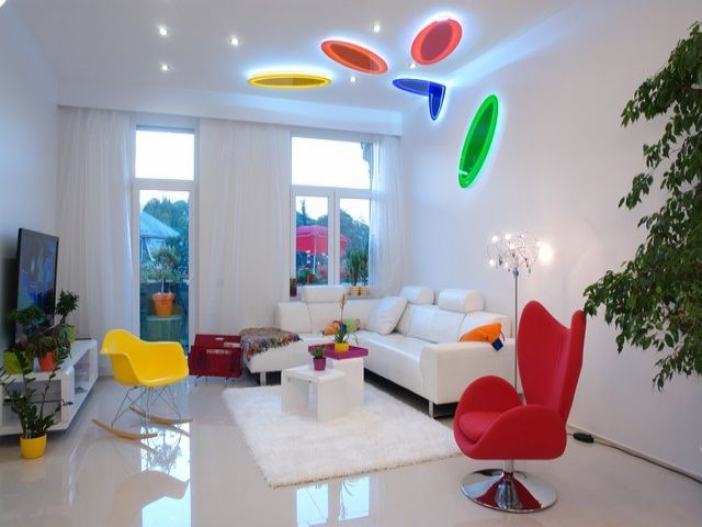 unique design, colorful design, colorful living room, colorful .