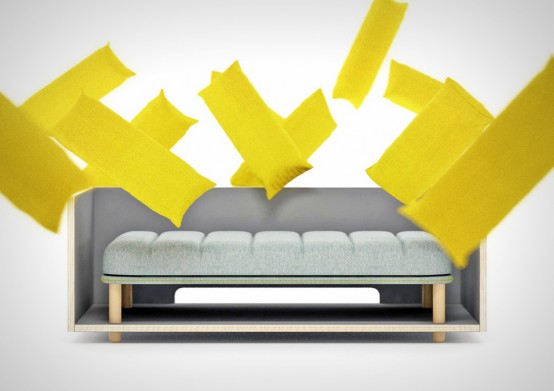 Comfy And Customizable Re Cinto Sofa Resembling French Fries .