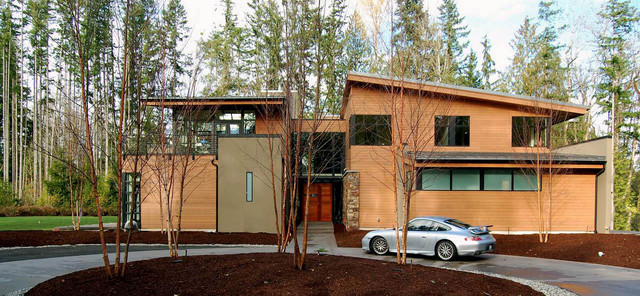 Forest House - Contemporary - Exterior - Seattle - by McClellan .