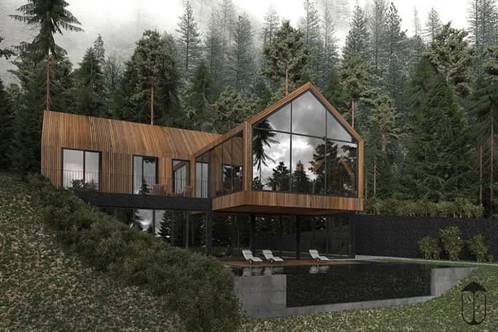 Forest House in Ukraine by U-STYLE Dinara Yusupova | Forest house .